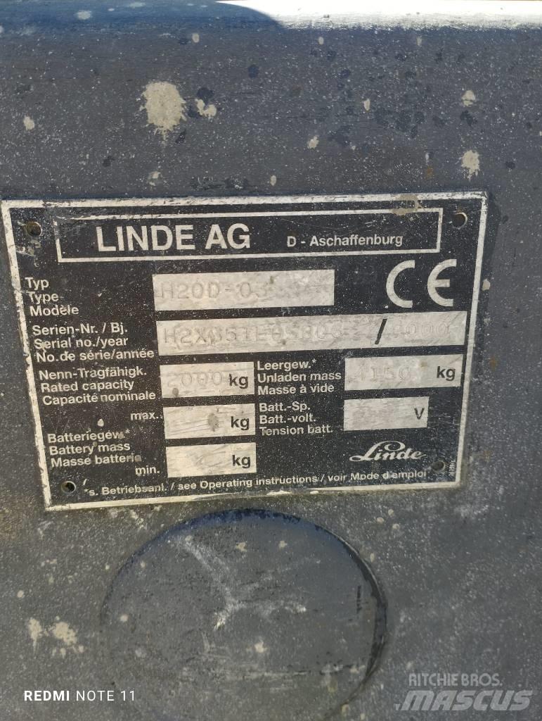 Linde H 20 D Carretillas diesel