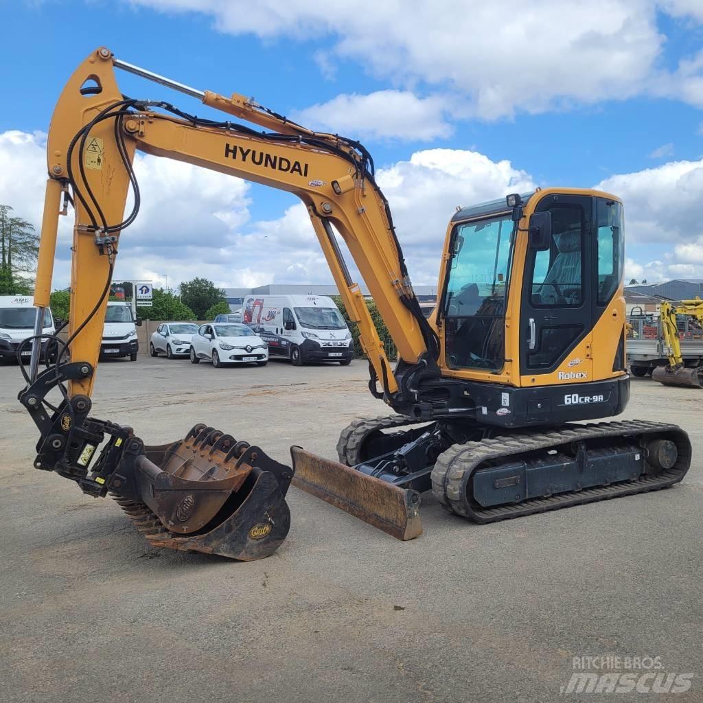 Hyundai R60CR9 Mini excavadoras < 7t