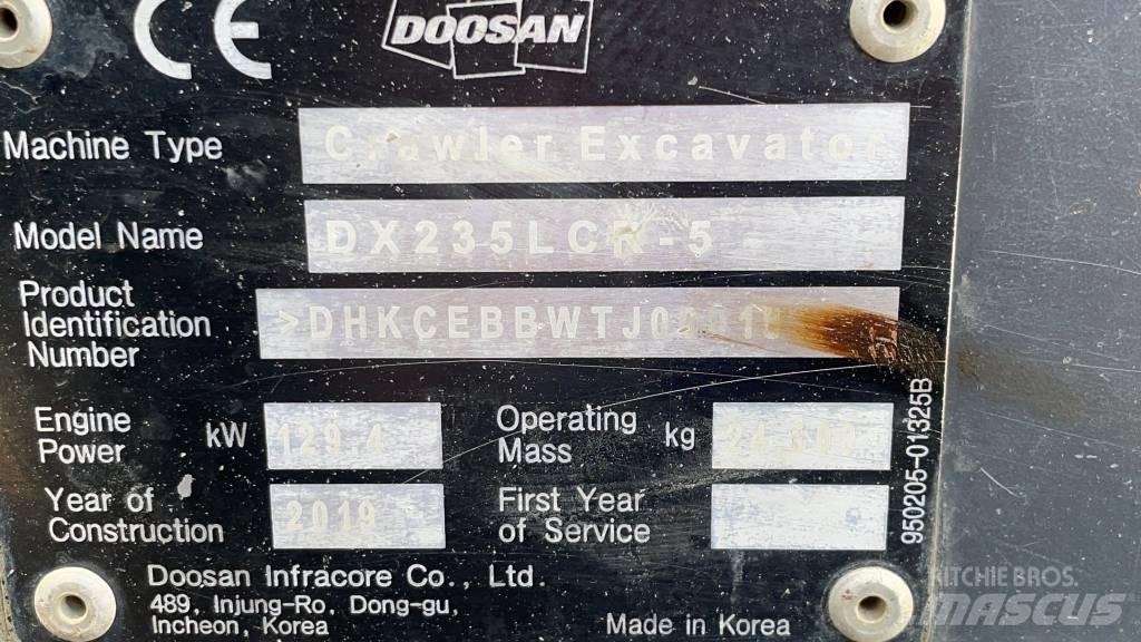 Doosan DX 235 LCR-5 Excavadoras de cadenas