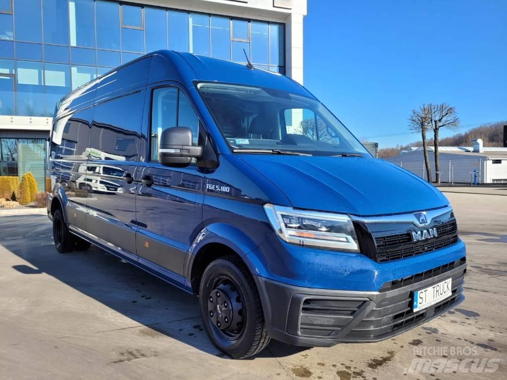 MAN TGE 5.180 / MAXI Furgonetas de caja cerrada