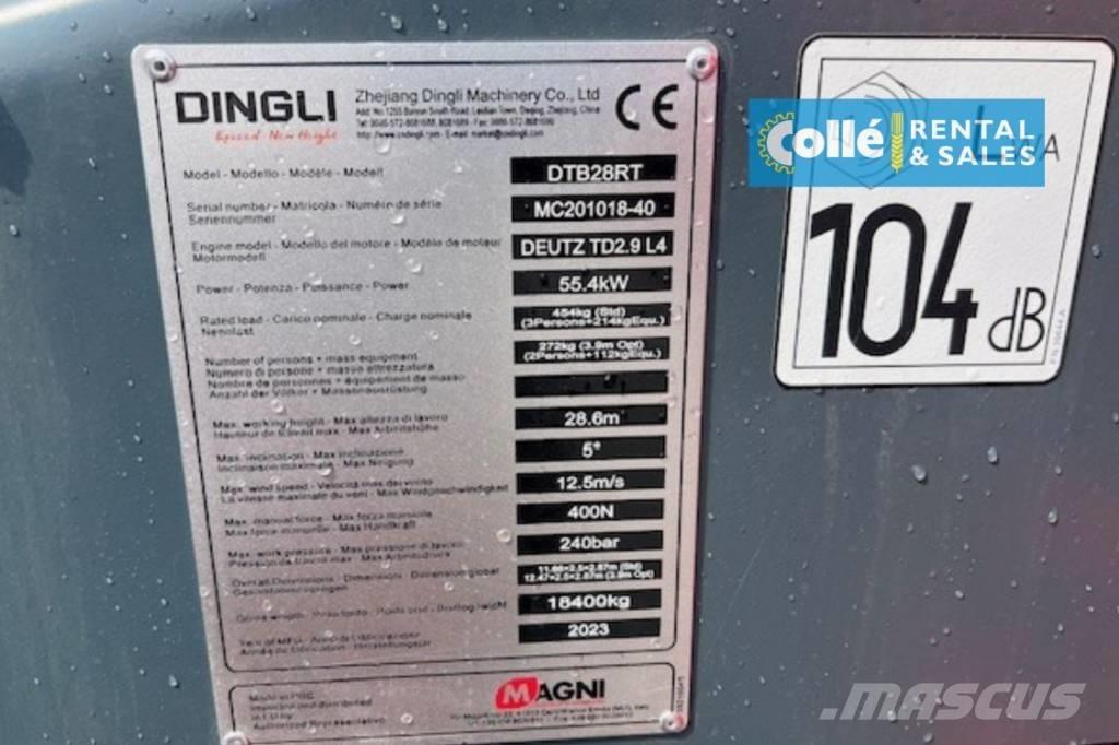 Magni DTB 28 RT | 2023 Plataformas de trabajo telescópica