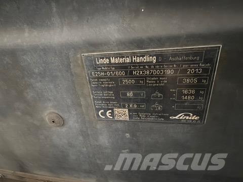 Linde E25H-01/600 Carretillas de horquilla eléctrica