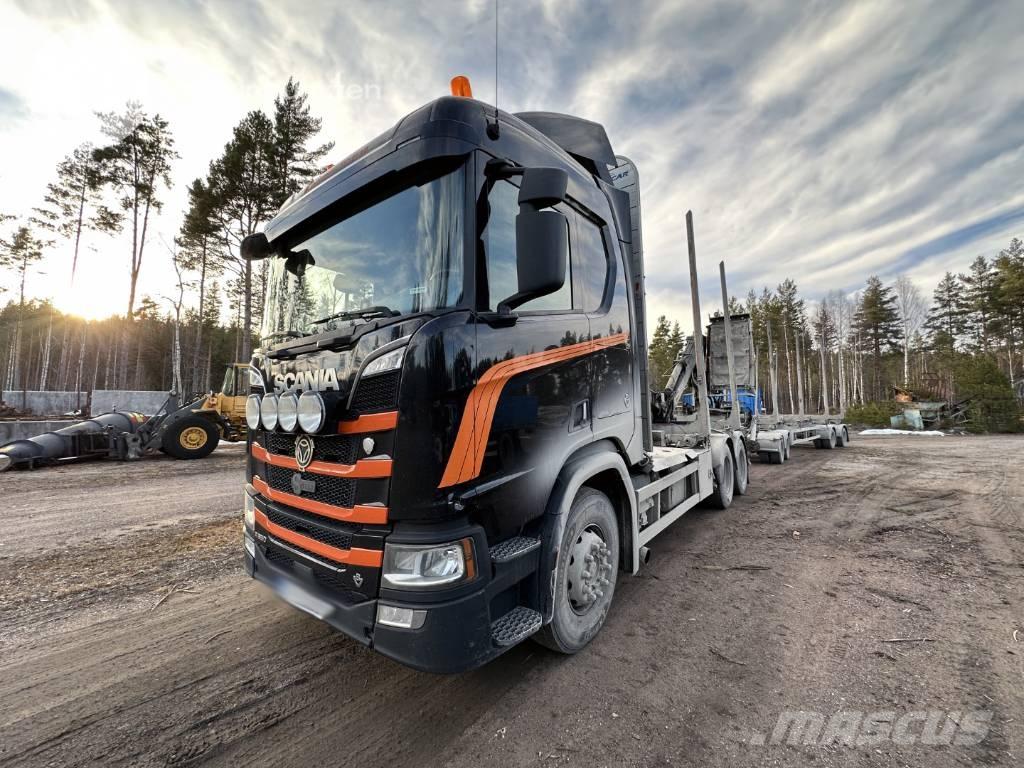 Scania R 650 Ekipage Transporte de madera
