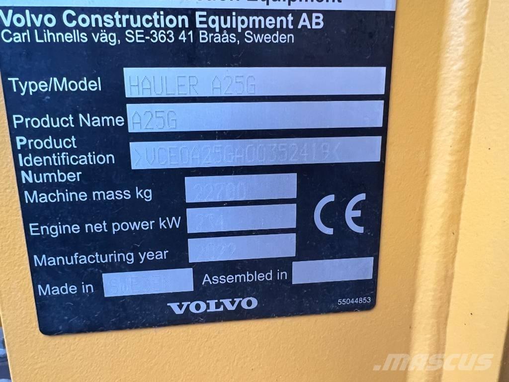 Volvo A25G Dúmpers articulados