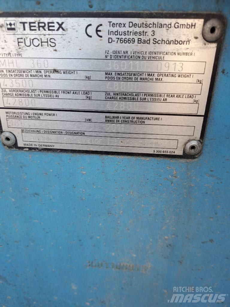 Fuchs MHL360D Excavadoras de manutención