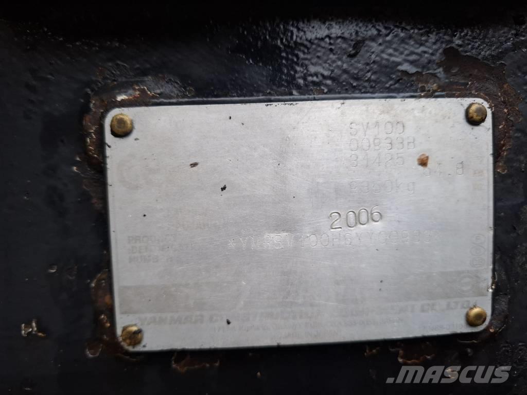 Yanmar SV 100 Excavadoras 7t - 12t