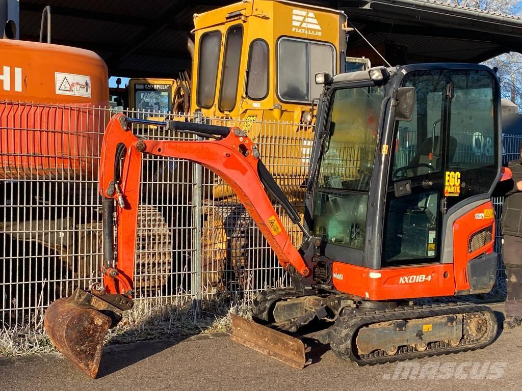Kubota KX 018-4 Mini excavadoras < 7t