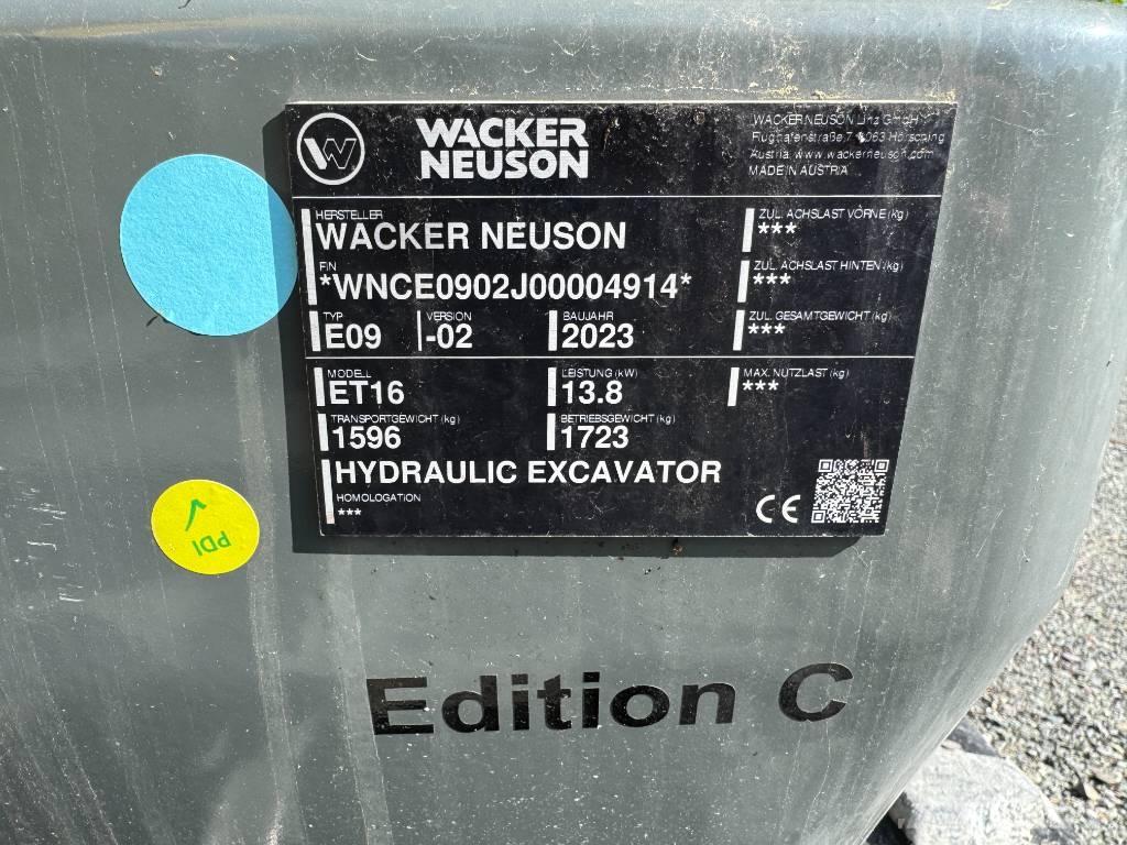 Wacker Neuson ET16 Excavadoras de cadenas
