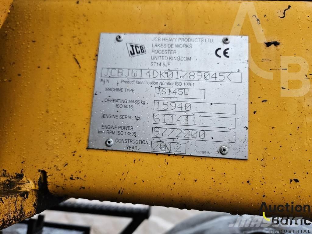 JCB JS 145 W Excavadoras de ruedas