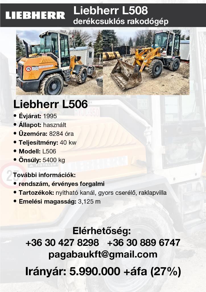 Liebherr L506 Cargadoras sobre ruedas