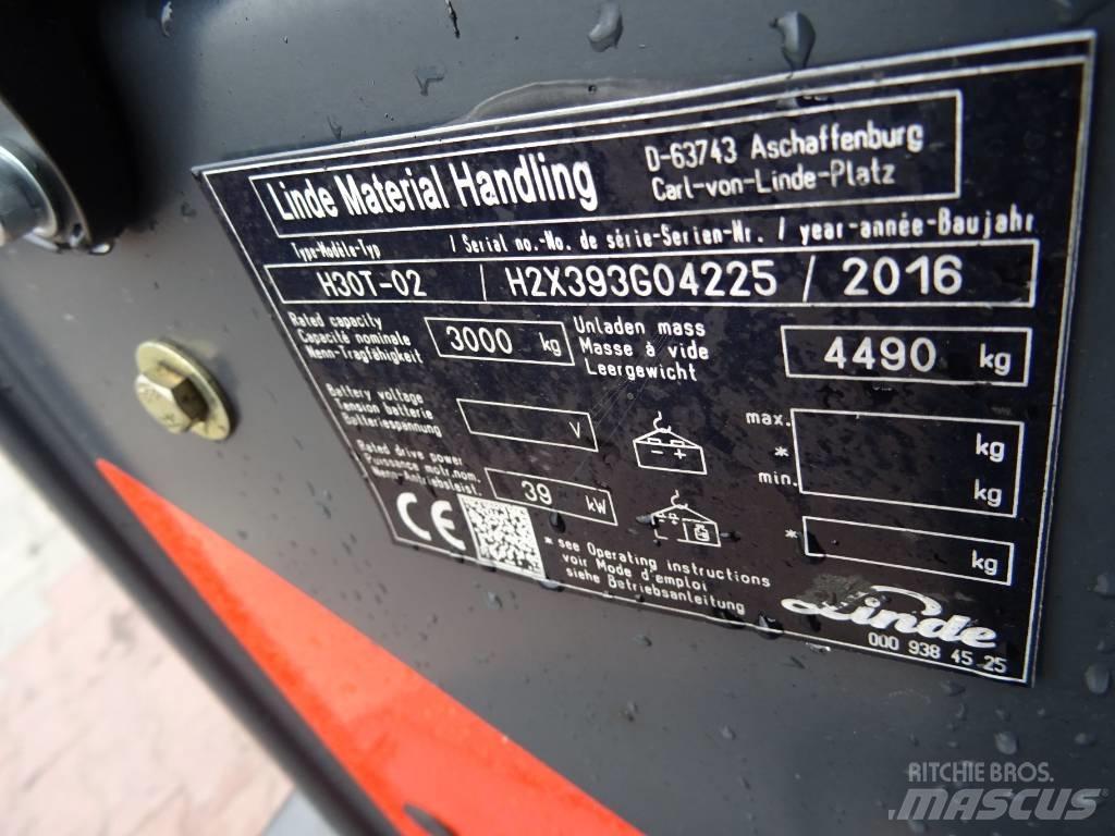 Linde H30T-02 Carretillas LPG