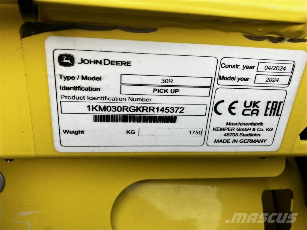 John Deere 30R Accesorios para cosechadoras combinadas