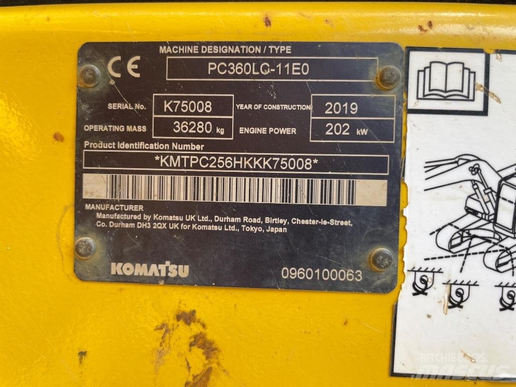 Komatsu PC 360 LC-11 Excavadoras de cadenas