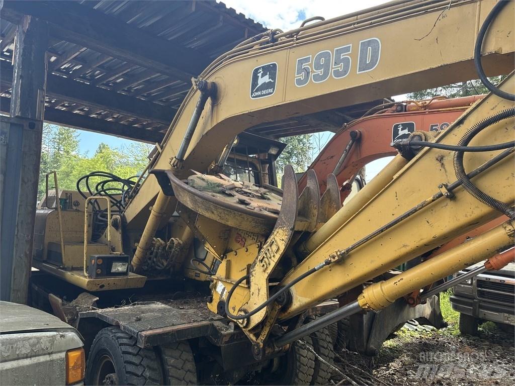 DEERE 595D Excavadoras de ruedas