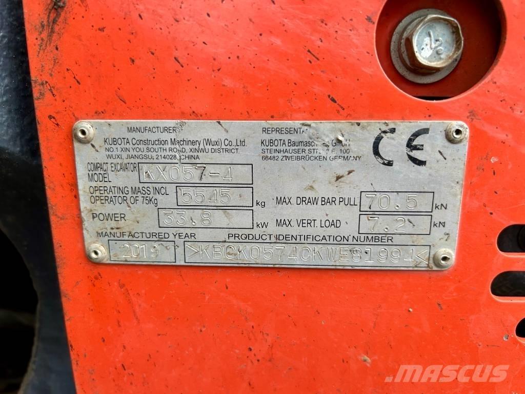 Kubota KX 057-4 Mini excavadoras < 7t