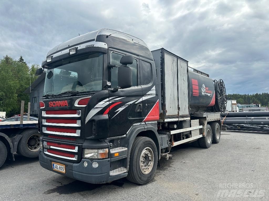 Scania R470 6x2 Camiones aspiradores/combi
