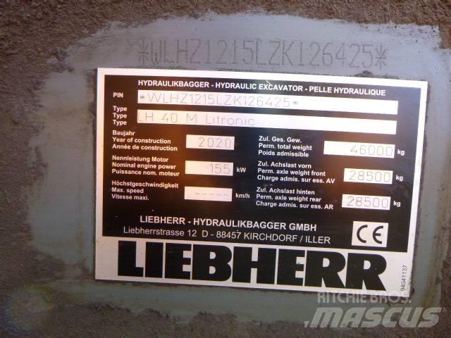 Liebherr LH 40 Excavadoras de manutención