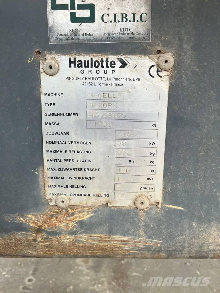 Haulotte HA 20 PX Plataforma de trabajo articulada