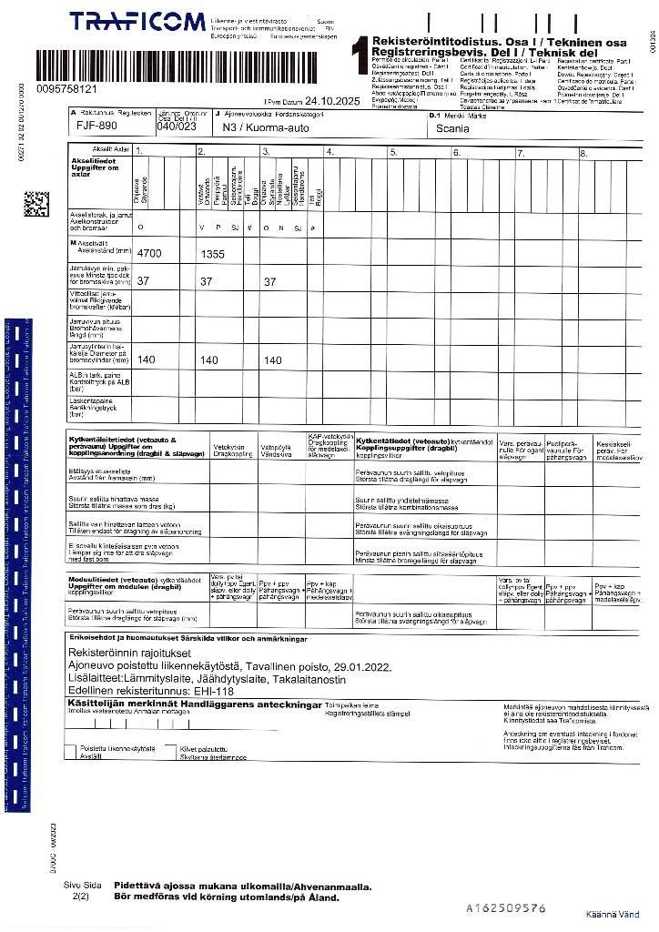 Scania R 500 Camiones caja cerrada