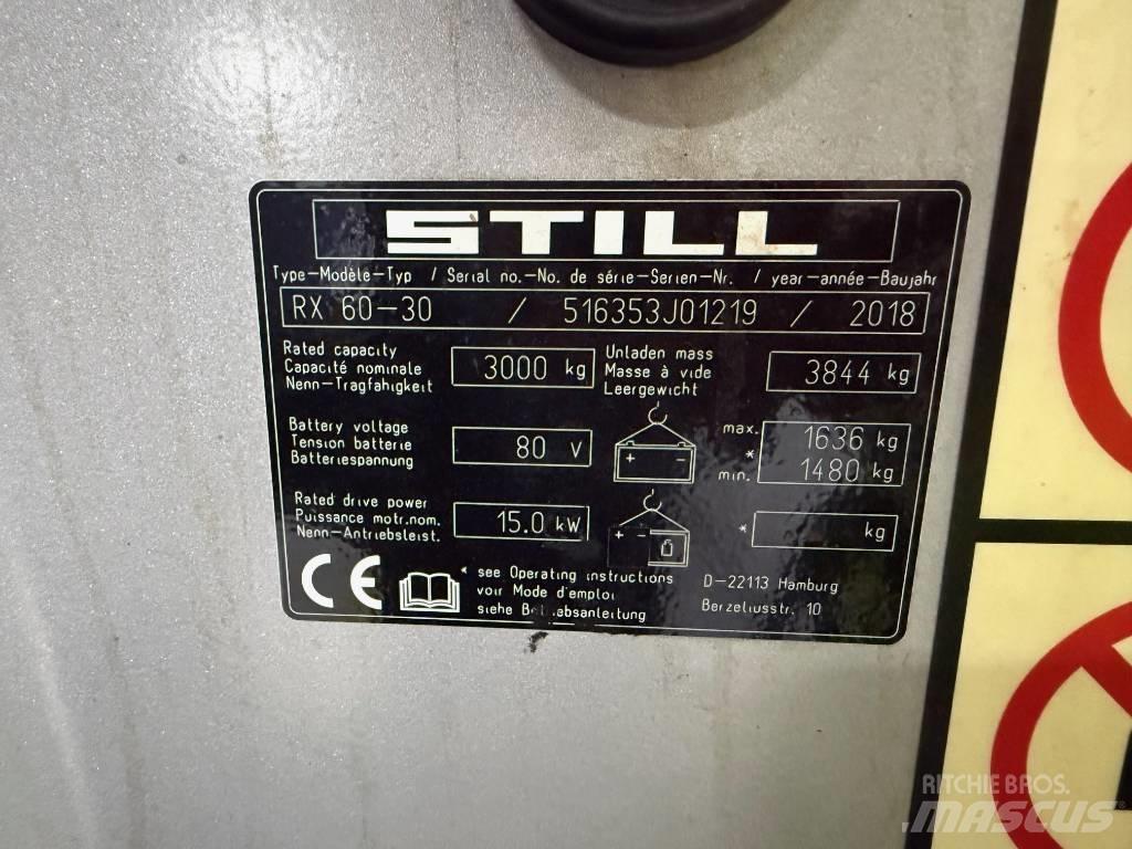 Still RX 60-30 Carretillas de horquilla eléctrica
