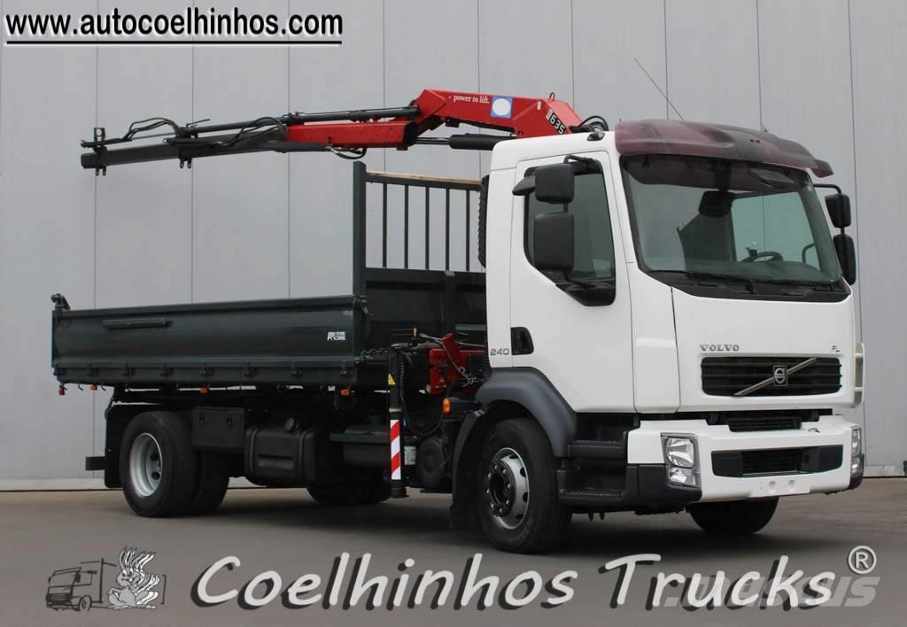 Volvo FL 240 + HMF 635 Camiones bañeras basculantes o volquetes