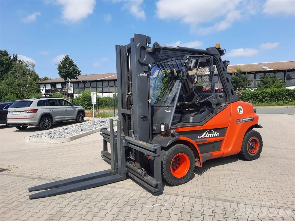 Linde H80T-900 Carretillas LPG