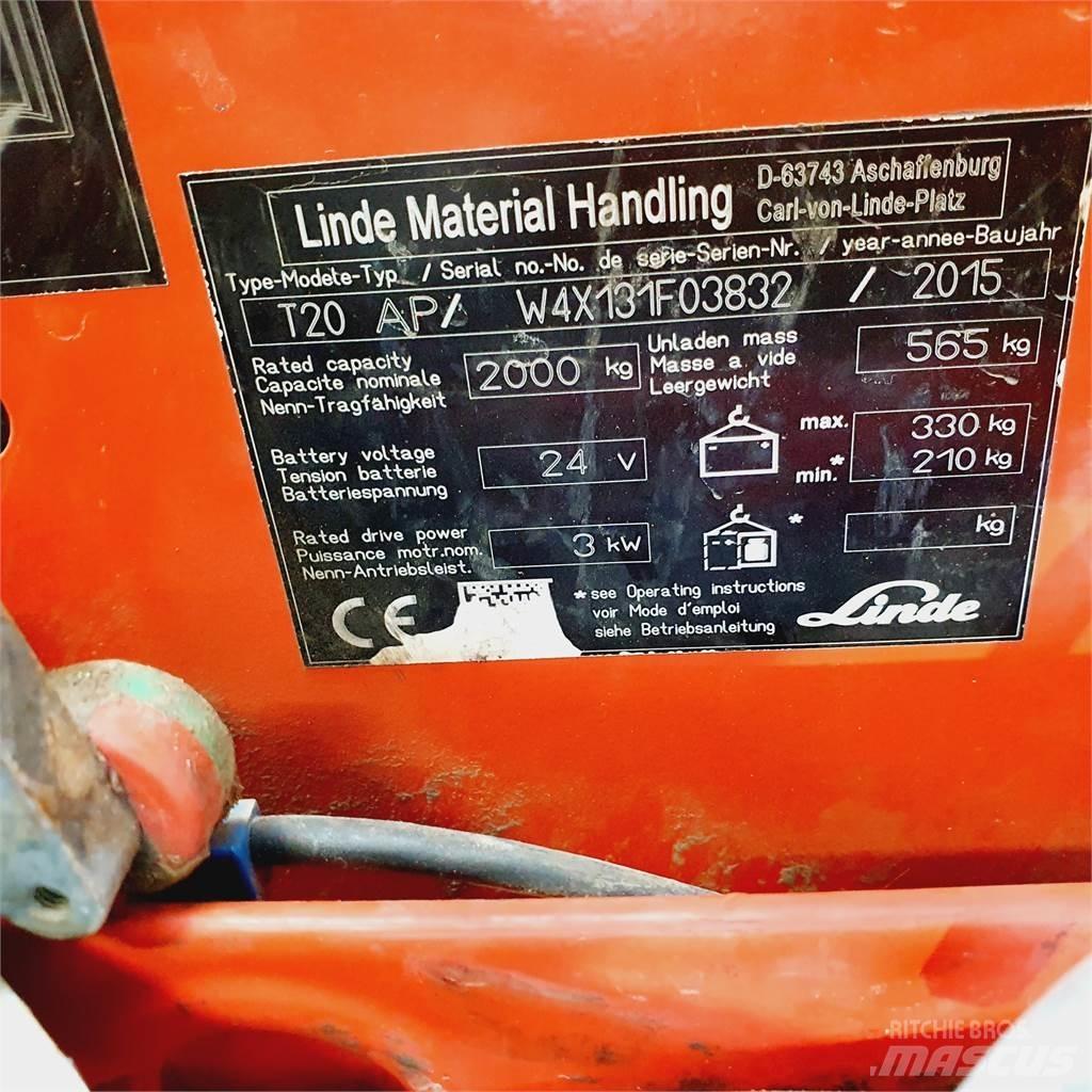 Linde T20AP kurz Transpaletas Electricas