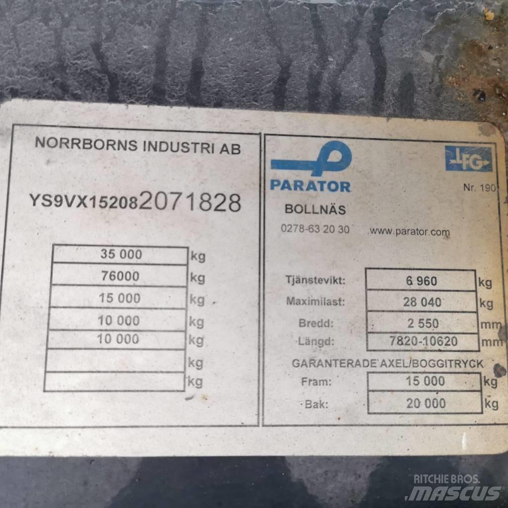 Parator VX 15-20 Carrocería de caja