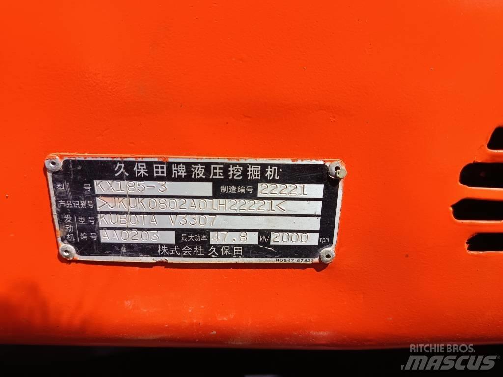 Kubota KX 185 Excavadoras 7t - 12t
