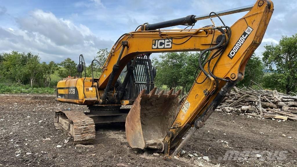 JCB JS 260 XD Chasis y suspención