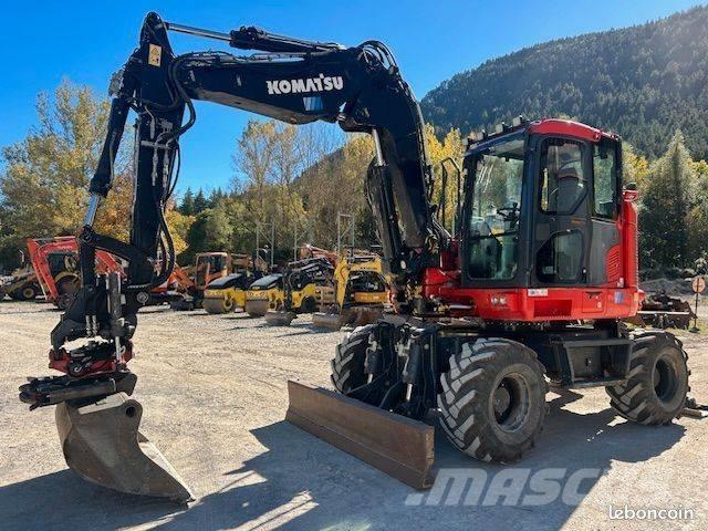 Komatsu PW 118 Excavadoras de ruedas