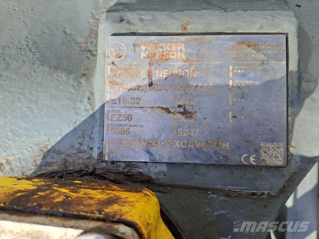 Wacker Neuson EZ50 Excavadoras de cadenas