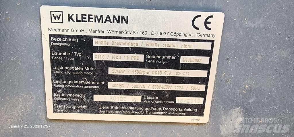 Kleemann MCO 11 PRO Trituradoras
