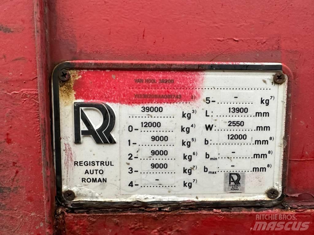 Van Hool 3 Axle Semirremolques de góndola rebajada