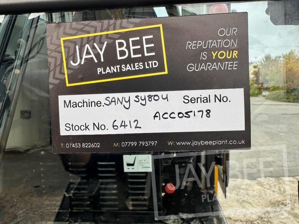 Sany SY 80 U Excavadoras 7t - 12t