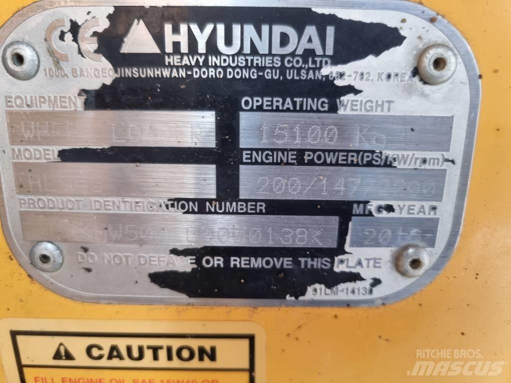 Hyundai HL 955 A Cargadoras sobre ruedas