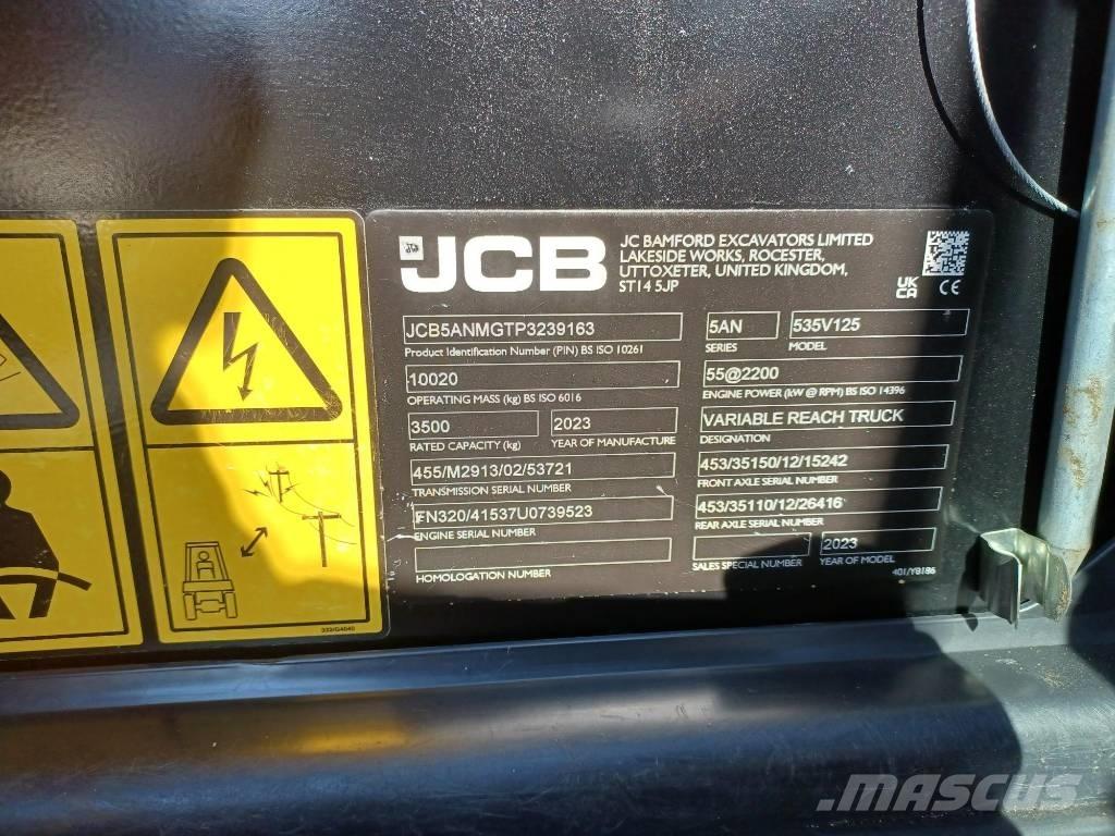 JCB 535-125 Carretillas telescópicas
