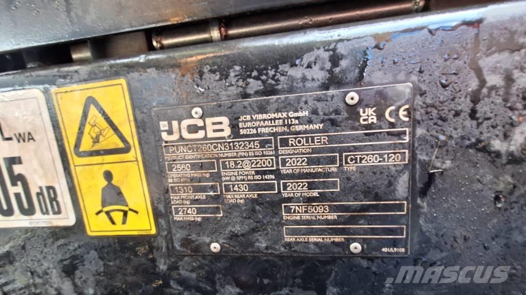 JCB CT 260-120 Rodillos de doble tambor
