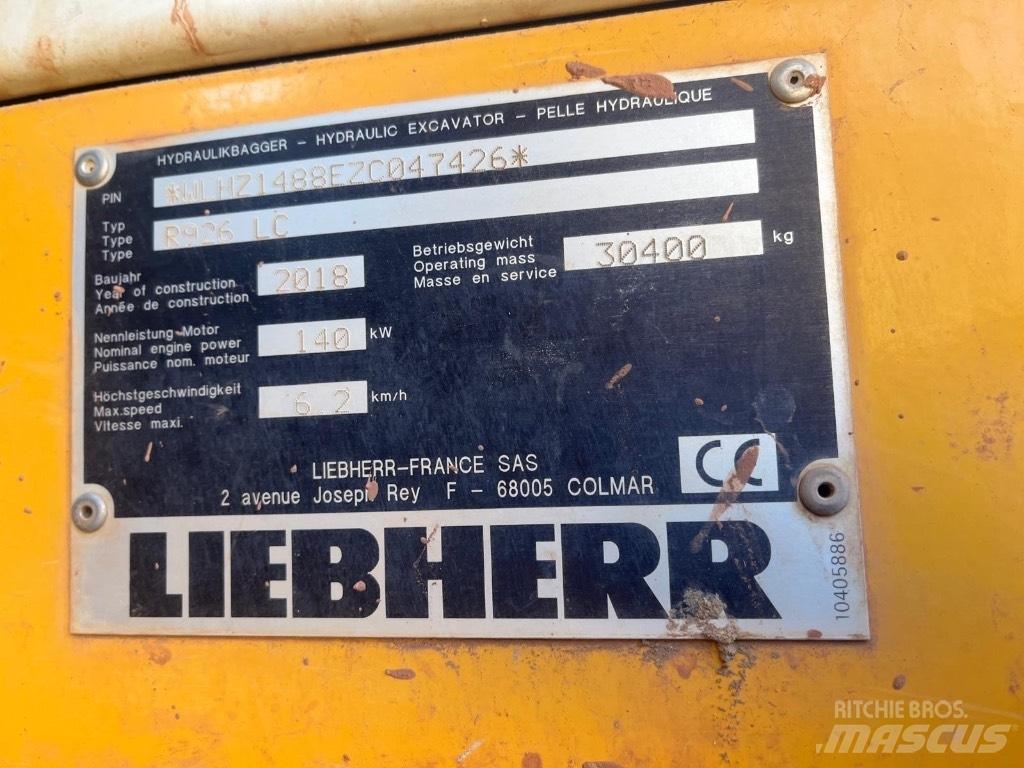 Liebherr R 926 LC Excavadoras de cadenas