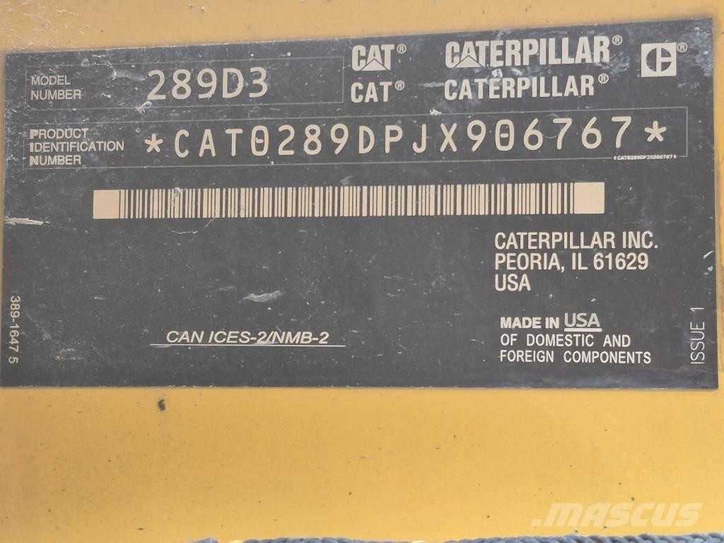 CAT 289 D3 Minicargadoras