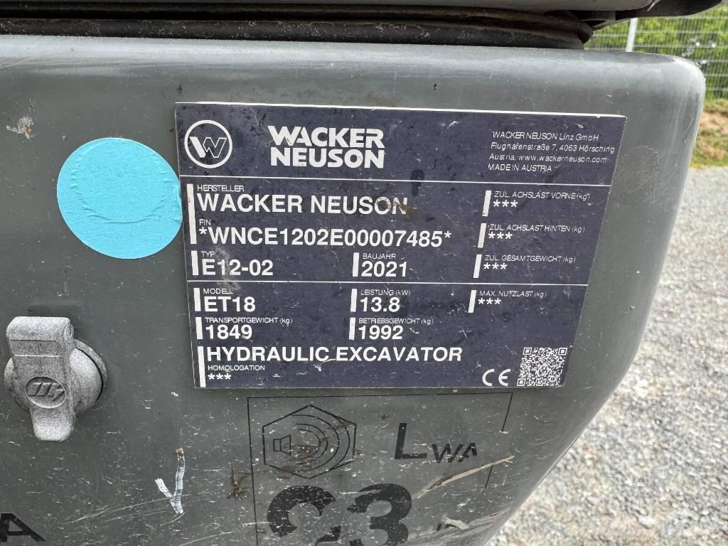 Wacker Neuson ET18 Excavadoras de cadenas