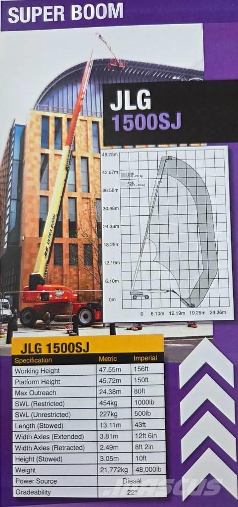 JLG 1500 SJ Plataformas de trabajo telescópica