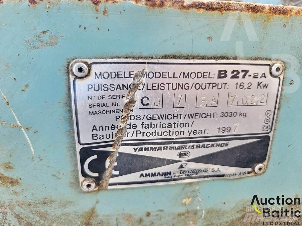Yanmar B 27-2 A Mini excavadoras < 7t