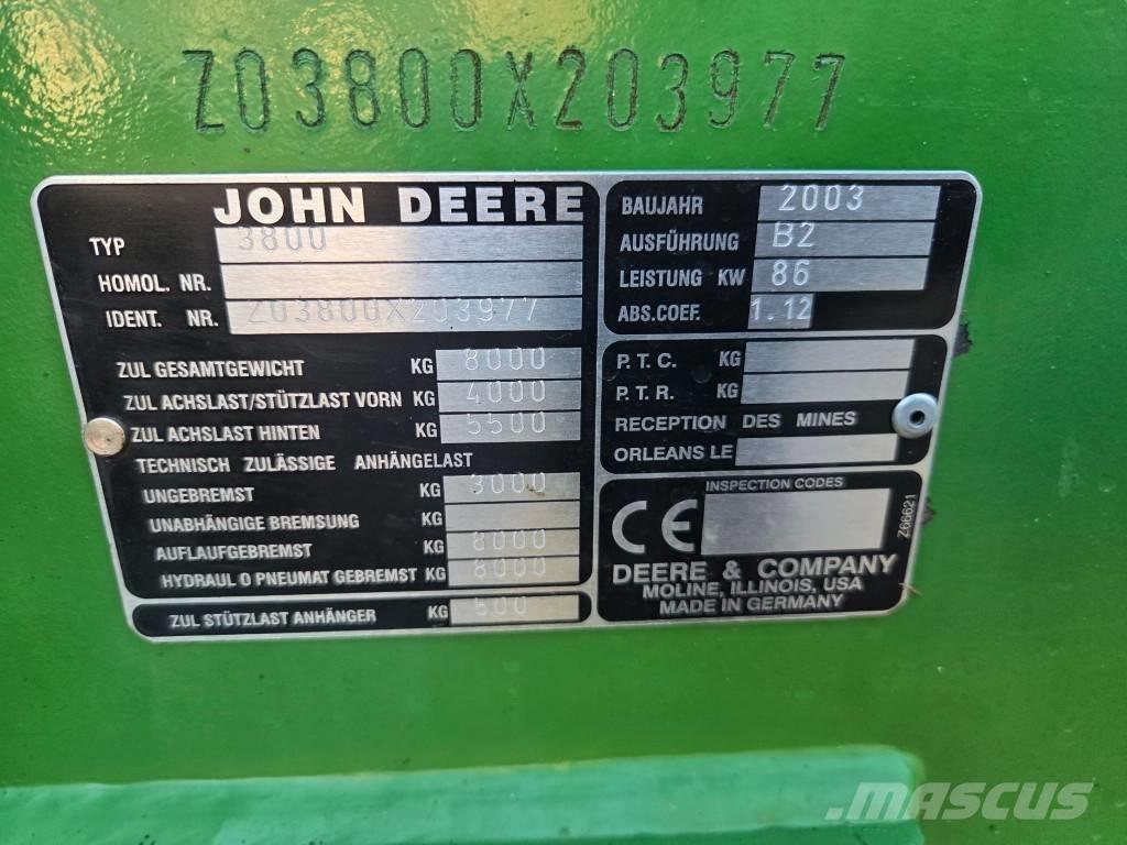 John Deere 3800 Manipuladores telescópicos agrícolas
