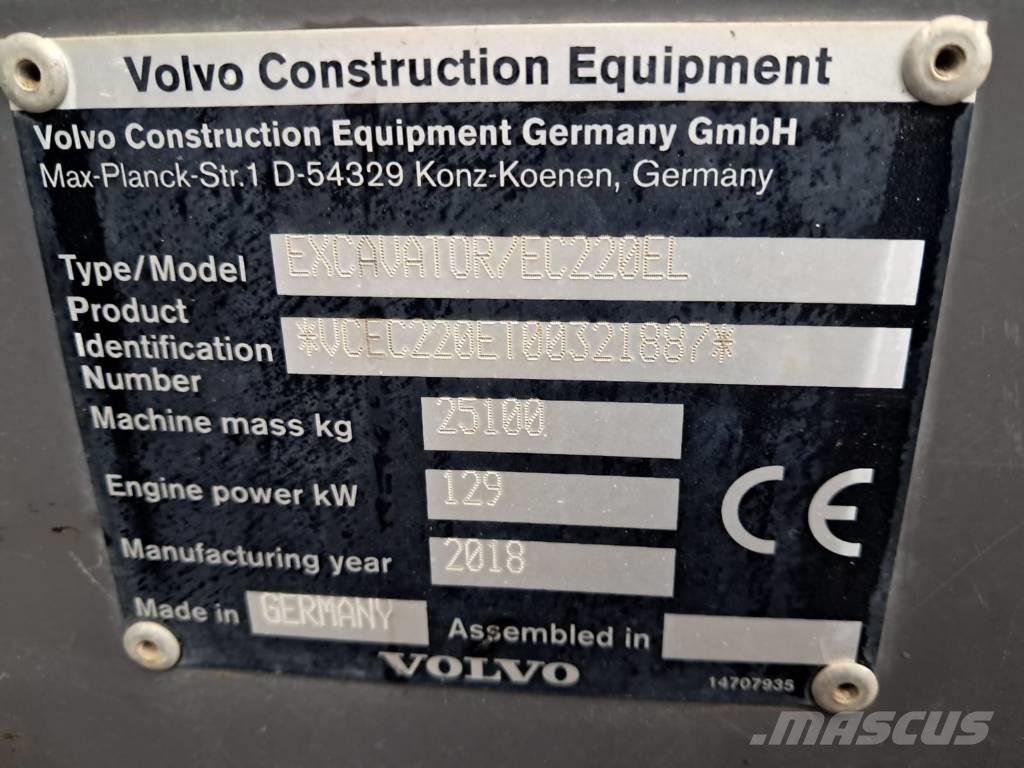 Volvo EC 220 EL Excavadoras de cadenas