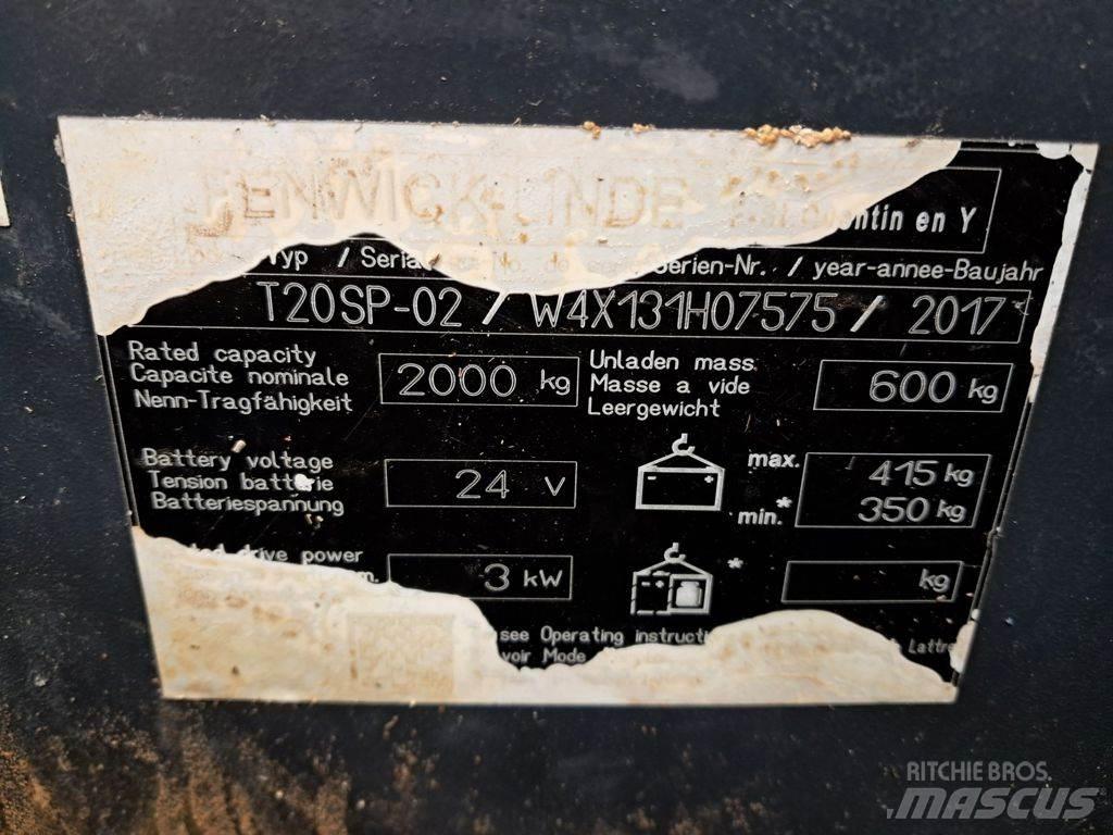 Linde T20SP-02 Transpaletas Electricas