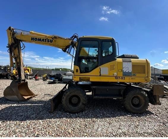 Komatsu PW 160-7E0 Excavadoras de ruedas