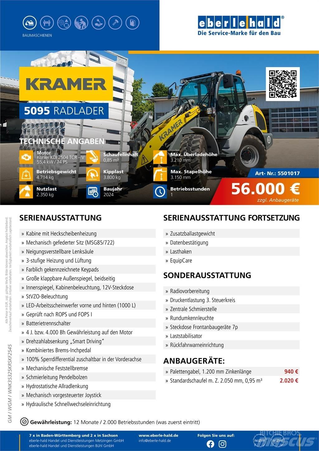 Kramer 5095 Cargadoras sobre ruedas