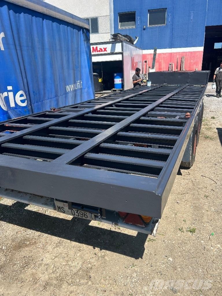 Viberti Collo d’oca Semirremolques de plataformas planas/laterales abatibles