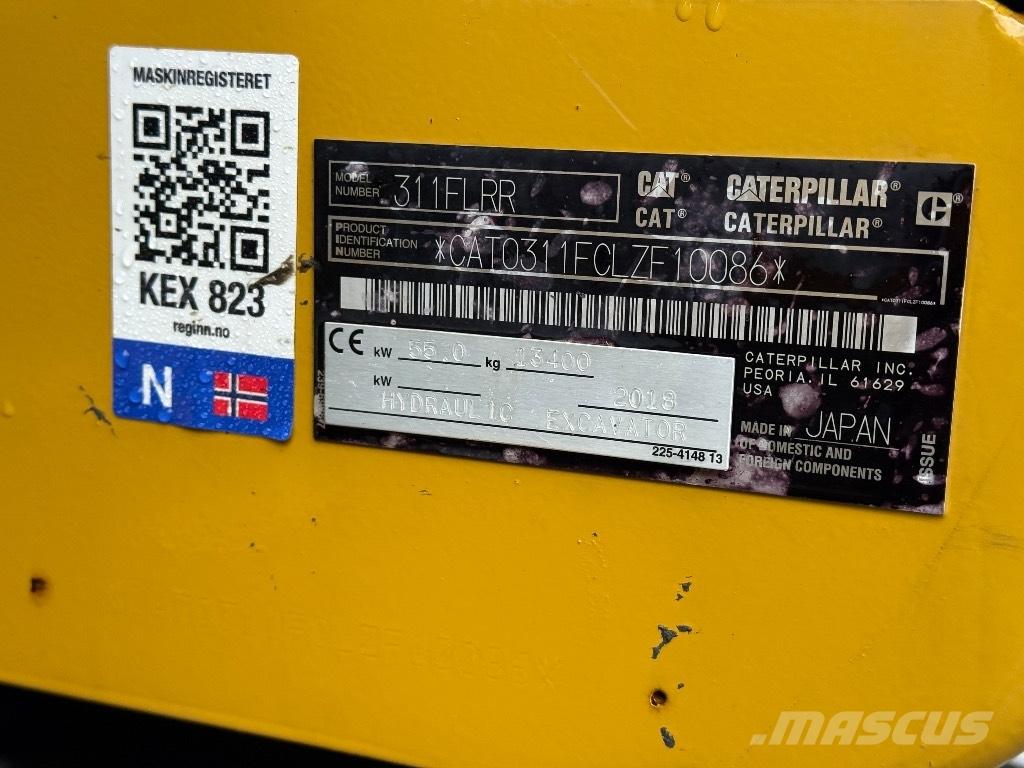 CAT 311 FL RR Excavadoras de cadenas